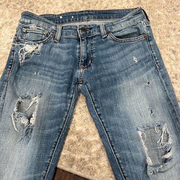 Denim & Supply Ralph Lauren skinny distressed jeans size 27 / 32 awesome - Picture 2 of 11